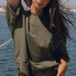 Daily Drills Green and Black Oversized Hoodie